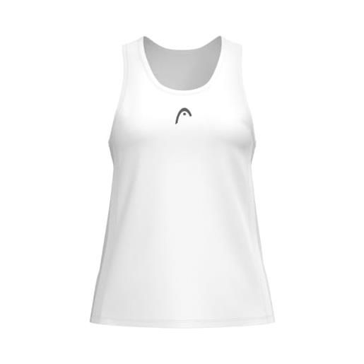 HEAD club 25 tech tank top women gilet, bianco, s donna