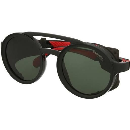 Carrera Carrera 5046/s 807/qt | occhiali da sole graduati o non graduati | prova online | unisex | plastica | tondi | nero | adrialenti