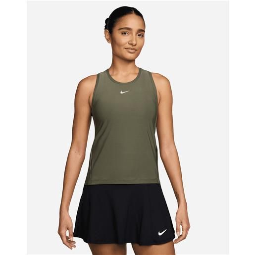 Nike victory w - t-shirt tennis - donna - verde