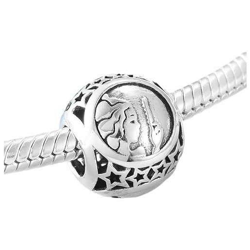 LES FOLIES DI PAOLA GRIECO charm dello zodiaco vergine oroscopo segno zodiacale in argento 925 - les folies per pandora