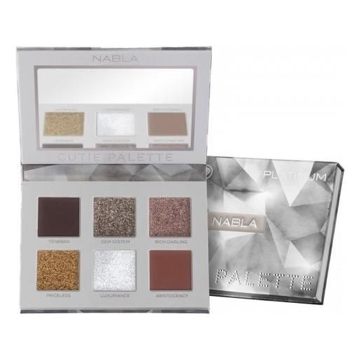 Nabla cutie palette - palette ombretti - platinum