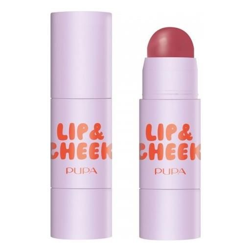 Pupa grwstick lip & cheek - dtick blush e balsamo n. 002 cheerleader