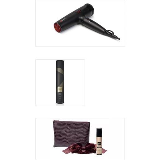 UP GRADE phon UP GRADE hiper sense bio infrared ug 127 con 2 beccucci e diffusore incluso in omaggio gift set cherry chic ghd piu' lacca 400 ml ghd perfect e