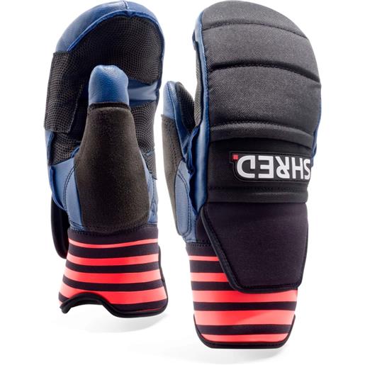 SHRED moffole protettive mini da gara navy/rust