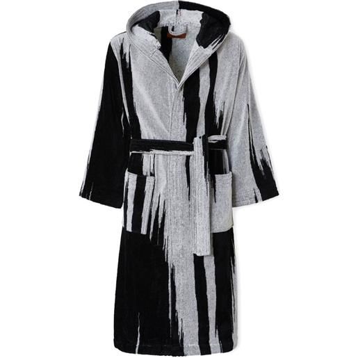 Missoni Home accappatoio con cappuccio - nero