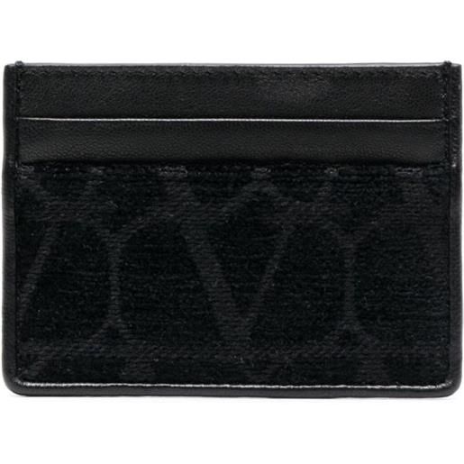 Valentino Garavani portacarte toile iconographe - nero