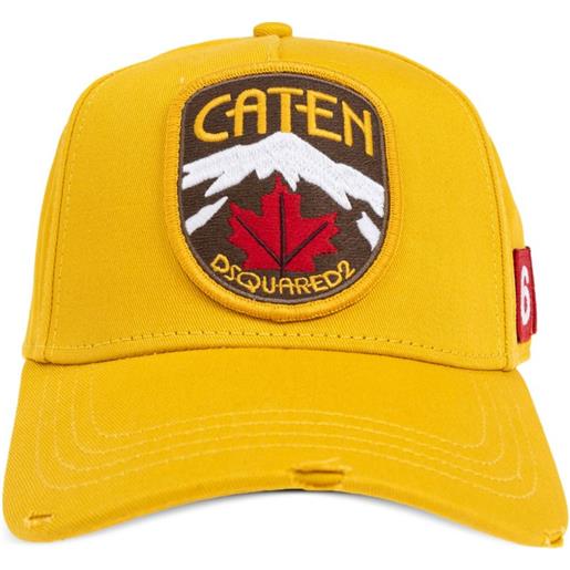DSQUARED2 cappello da baseball con applicazione - giallo