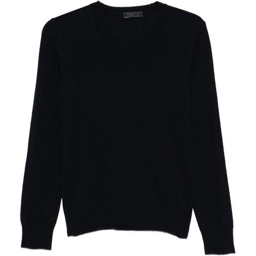 Prada maglione con scollo a v - blu