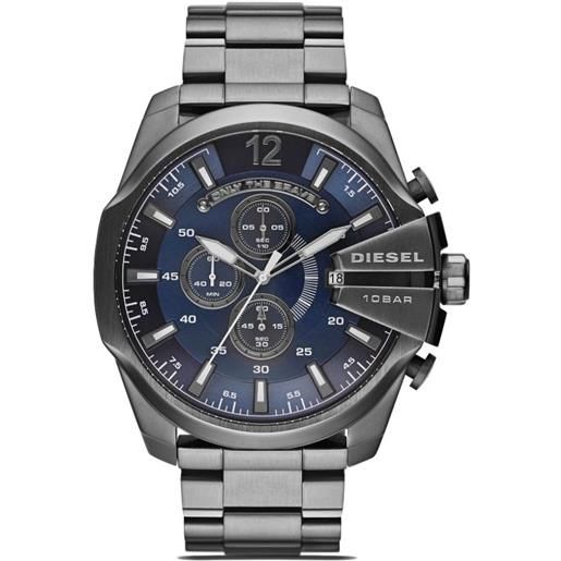 Diesel orologio dz4329 mega chief 51mm - argento