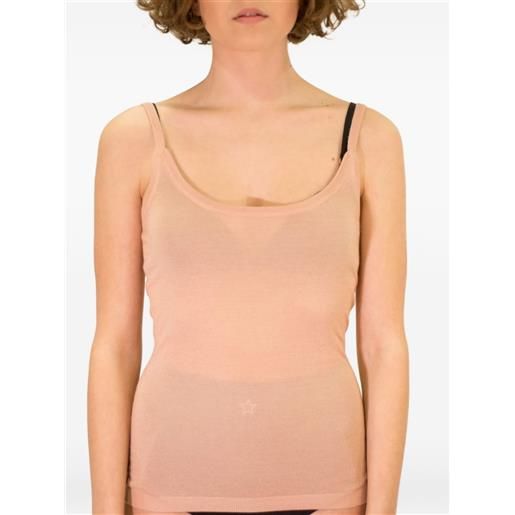 LA ROSE canotta girocollo - toni neutri