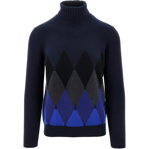 Ballantyne maglione a collo alto - blu