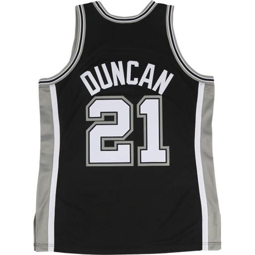 Mitchell & Ness maglia da basket authentic "nba san antonio spurs 02 tim duncan" - nero