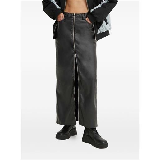 Won Hundred gonna lunga con zip - nero