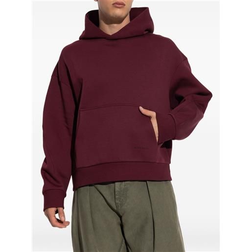 Givenchy felpa con cappuccio e logo - rosso