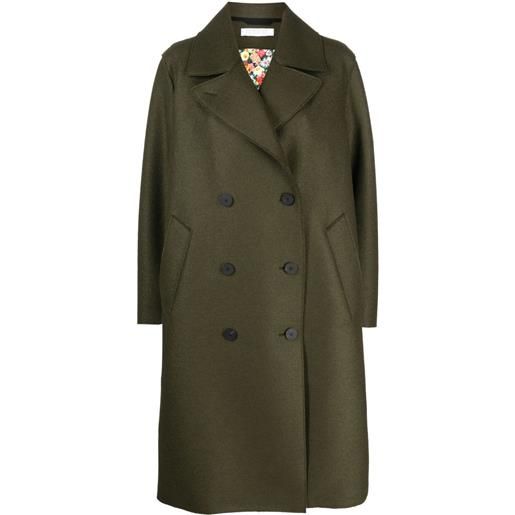 Harris Wharf London cappotto sailor doppiopetto - verde