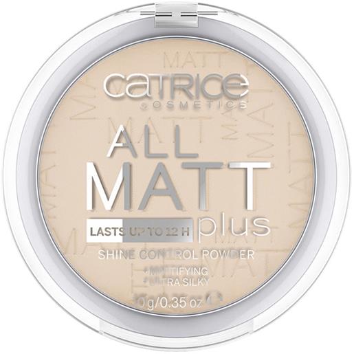 Catrice all matt plus powder 025 sand beige cipria opacizzante compatta