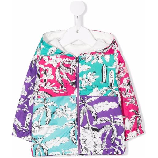 Moncler Enfant giacca con stampa - rosa