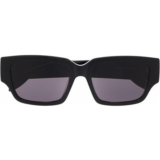 Alexander McQueen Eyewear occhiali da sole rettangolari - nero