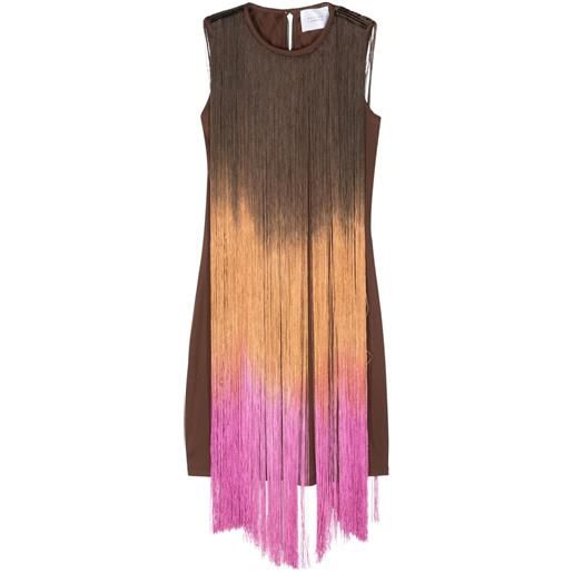 Galvan London abito corto mobilia - marrone