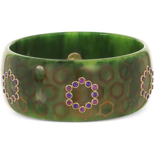 Breil Gleam - Bracciale Donna Armonico In Acciaio Lucido, Dettaglio Esagonale, 53x41 Mm - Gioiello Glam E Comodo