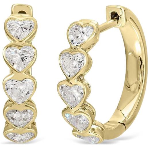 Orecchini Di Metalli Preziosi Senza Pietre Pendenti In Oro Giallo 9 Carati | Acquisti Online Su - Foto 8