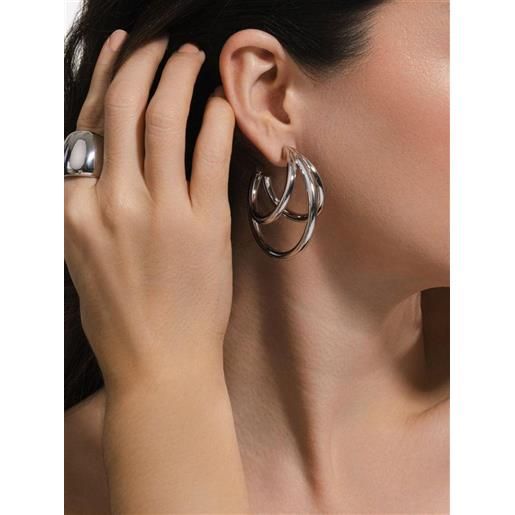 Jennifer Fisher orecchini a cerchio lilly baby - argento