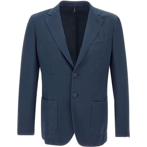 Santaniello blazer monopetto - blu
