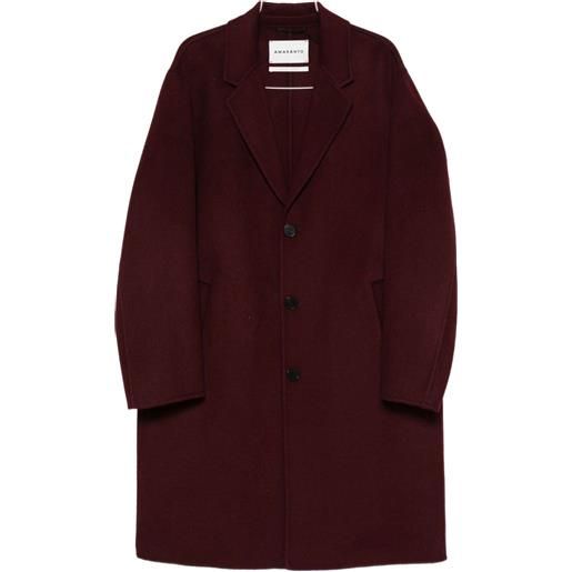 AMARÁNTO cappotto monopetto - rosso
