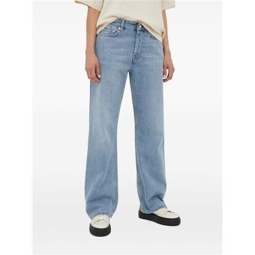 Won Hundred pantaloni con effetto vissuto - blu