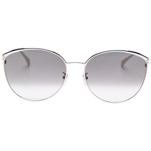 Cartier Eyewear occhiali da sole ovali - argento