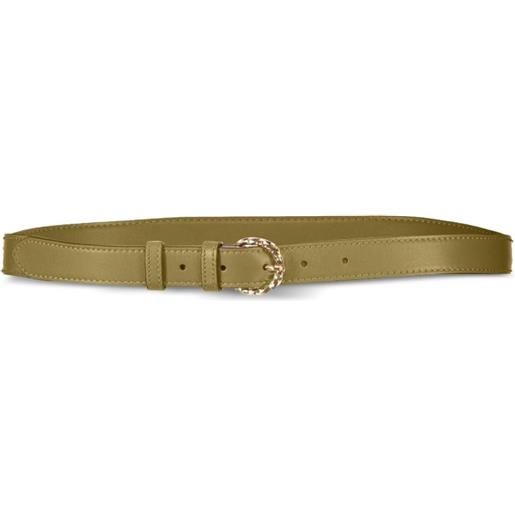 Ulla Johnson gia twisted-buckle leather belt - verde