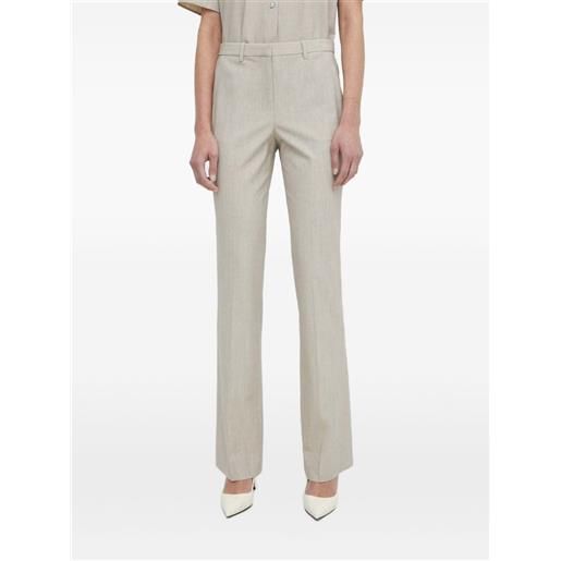 Theory pantaloni con cintura - grigio
