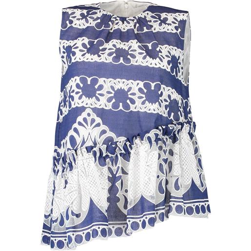 Borgo De Nor alora top - blu