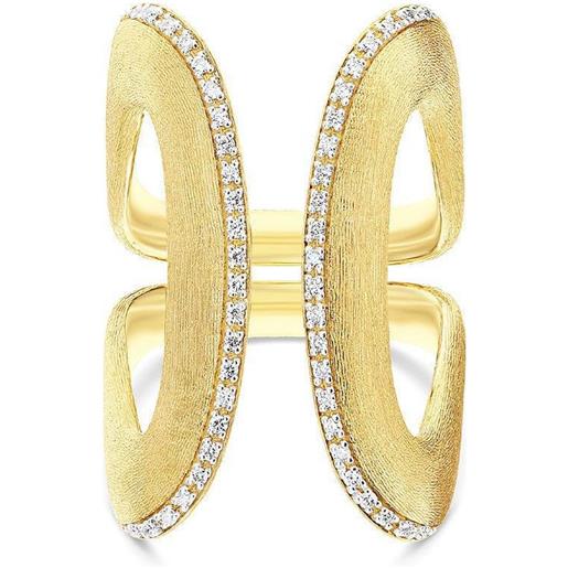 NANIS anello libera icon in oro giallo 18 carati con diamanti - yellow gold