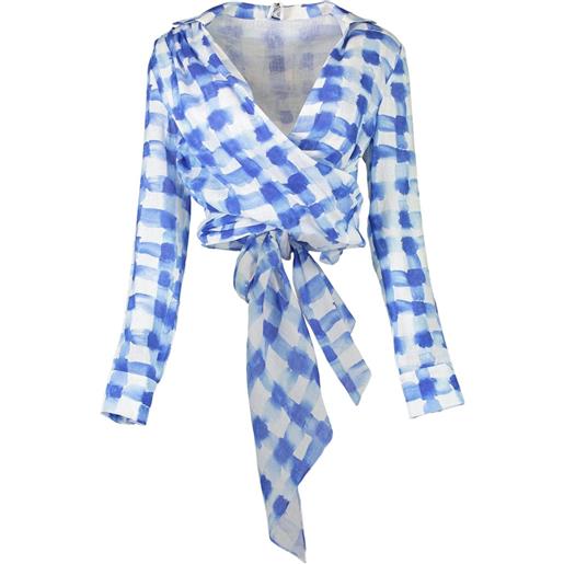 Rosie Assoulin top sash yay - bianco