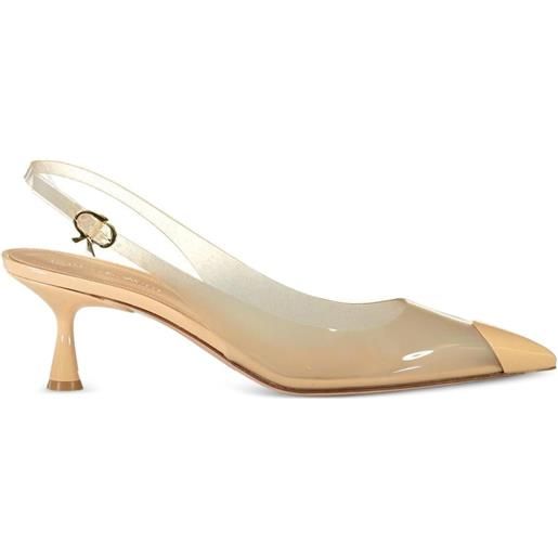 Gianvito Rossi 55mm vernice pumps - toni neutri
