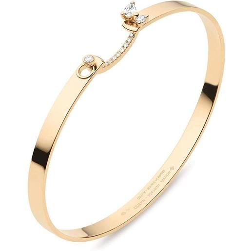 Nouvel Heritage bracciale rigido in oro 18kt con diamanti cocktail time mood