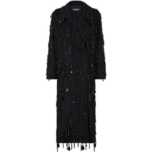 Dolce & Gabbana cappotto doppiopetto - nero