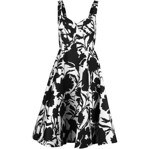 Michael Kors Collection bustier floral-print dress - nero