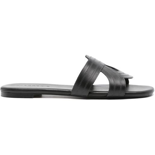 Clergerie sandali ivory - nero