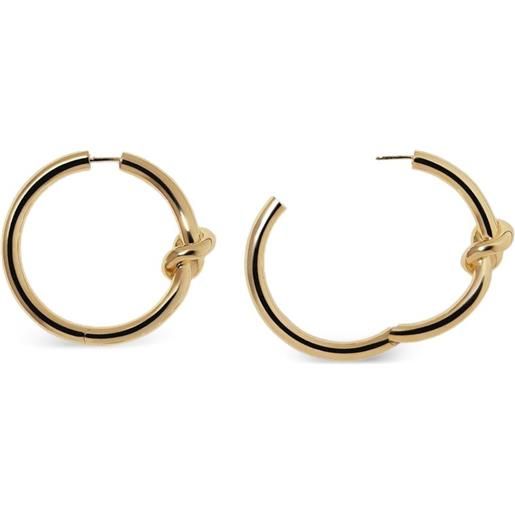 Jennifer Fisher orecchini a cerchio baby knot - oro