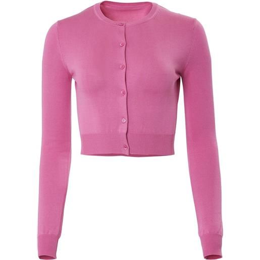 Carolina Herrera cardigan crop - rosa