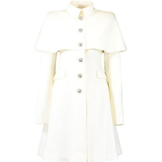 Adeam cape-design coat - bianco