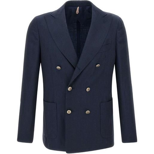 Santaniello blazer doppiopetto - blu