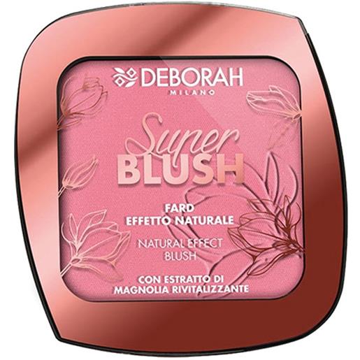Deborah super blush 01 rose naturale modulabile rivitalizzante 10 gr compatto