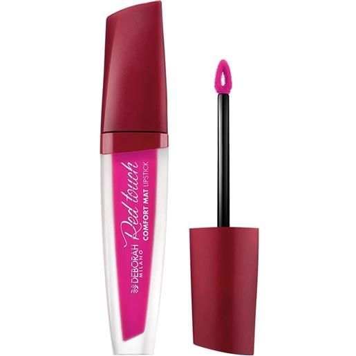 Deborah red touch comfort mat lipstick 17 fashion pink rossetto nutriente no transfer profumato 4,5 gr applicatore