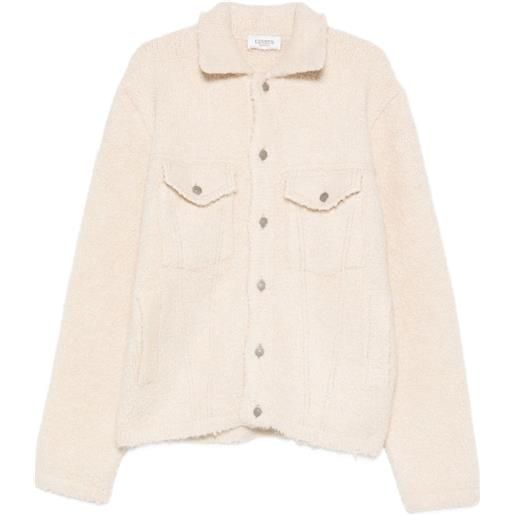 Laneus giacca-camicia con bottoni - toni neutri