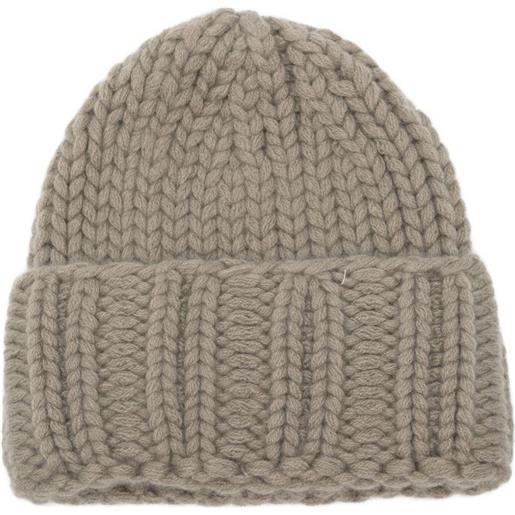 Liska berretto chunky in cashmere - grigio