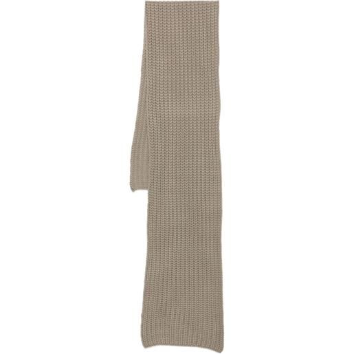 Liska sciarpa a coste - marrone