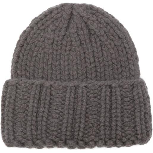 Liska berretto chunky in cashmere - grigio